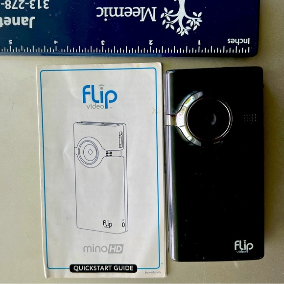 Mini Flip Video Camcorder. Record one touch HD recording. - Picture 1 of 5